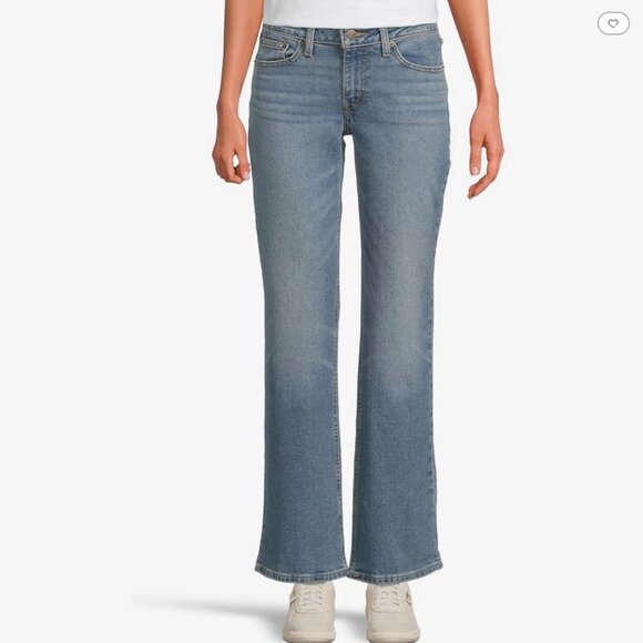 💖 2 Pairs: Levi's Superlow Boot, Medium and Light Wash, Size 27 x 32 💖 - Picture 5 of 6